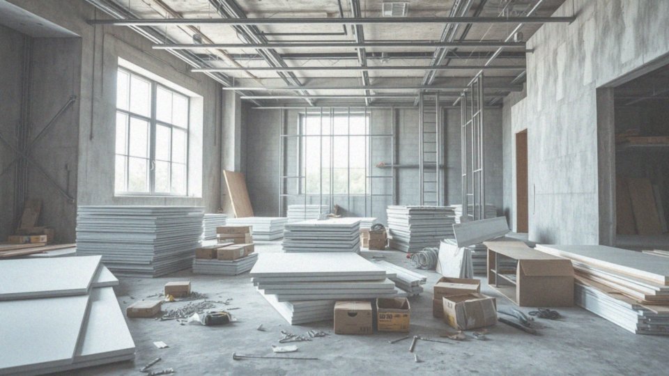 Jakie materiały są używane do montażu sufitu podwieszanego?