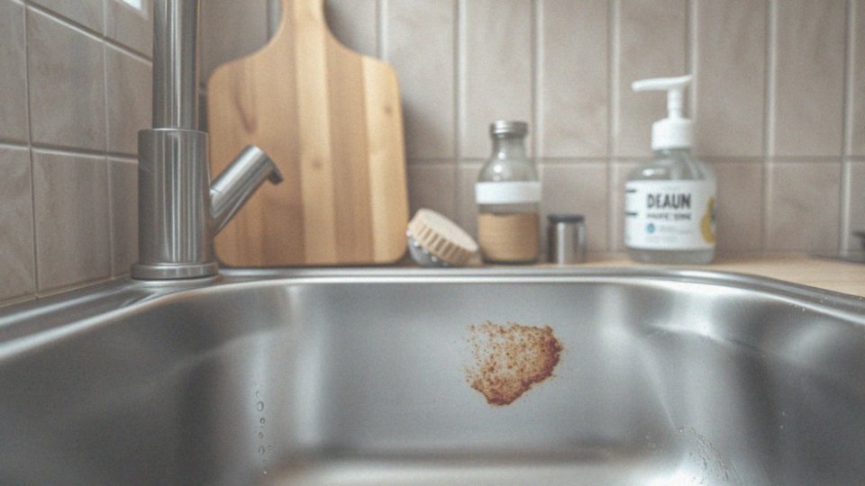 Co może powodować powstawanie rdzy na zlewie stalowym?
