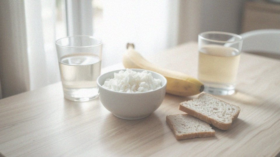 Jakie produkty spożywcze są zalecane przy jelitówce?