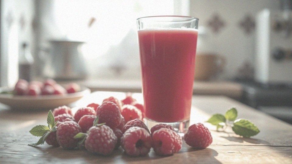 Jakie są zdrowotne właściwości soku z malin?